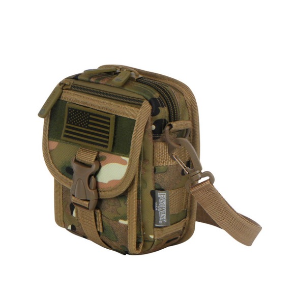 Tactical Molle Pouch Waist Belt Utility Gadget Bag - Picture 2 of 8